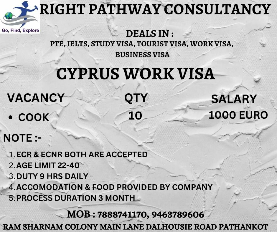 CYPRUS WORK VISA – Right Pathway Consultancy